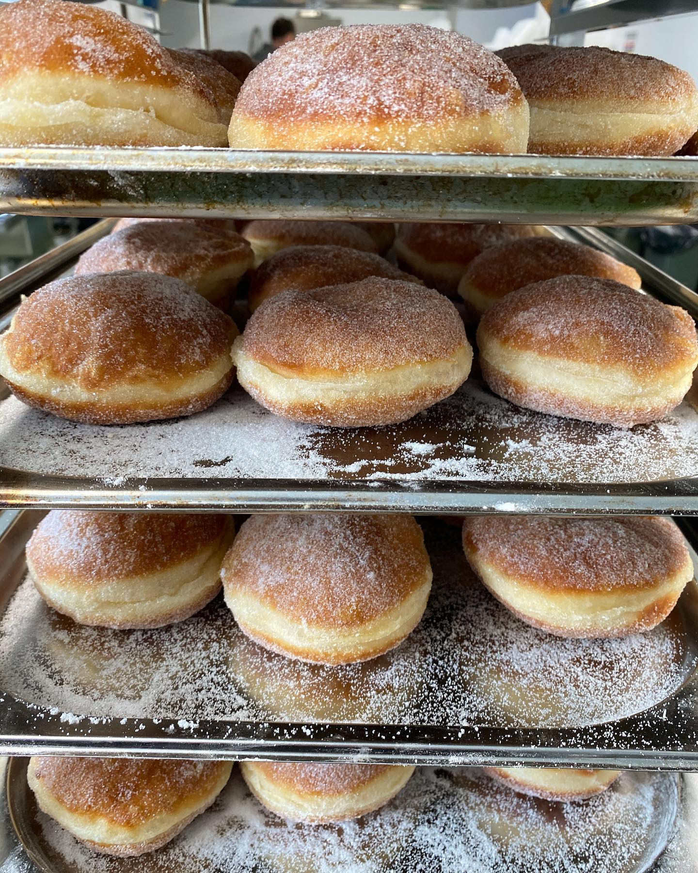 Home baked doughnuts in Rock Cornwall